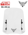 ABV Üniversal Şeffaf Siperlik (49x49 cm) + Bağlantı Ekipmanı