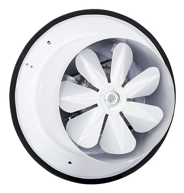 BVN Bahçıvan 25 cm BB 250 48 W 890 m3/h 1450 D/D 230 V Monofaze Aksiyel Baca Aspiratörü