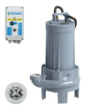Sumak SBRT75/2-P 5.5 kw 7.5 HP 2900 D/D 380 V Trifaze Parçalayıcı Bıçaklı Foseptik Dalgıç Pompası (10 m Kablo+Flatörlü+Panolu)