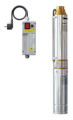 Sumak 4SDM310 0.75 kw 1 HP 2900 D/D 220 V Monofaze 4'' Paslanmaz Dalgıç Pompası (30 m Kablo+Panolu)