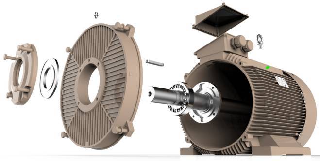 OMEGA 3MGS 280M4 - 90 kw 1500 D/Dak IE3 Trifaze Elektrik Motoru (Sipariş vermeden önce stok bilgisi için lütfen bizimle iletişime geçiniz.)
