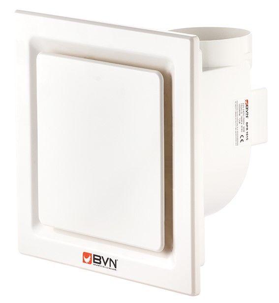 BVN Bahçıvan 10 cm BPR 1012 22 W 120 m3/h 1050 D/D 230 V Monofaze Plastik Radyal Banyo & Tuvalet Aspiratörü Standart