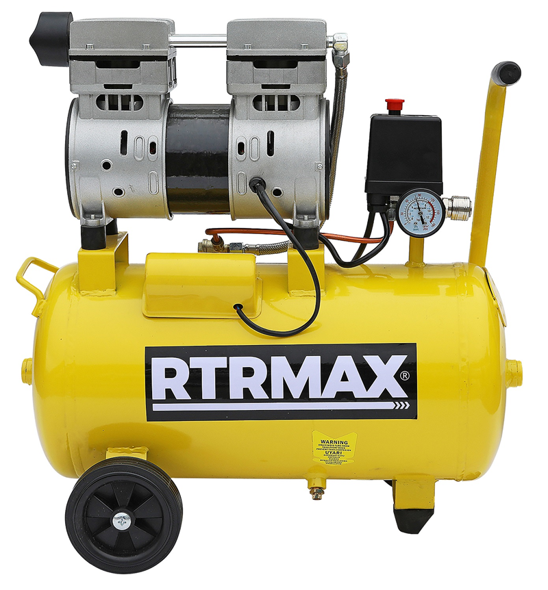 RTRMAX RTM732 24 L 8 Bar 1 Hp / 0.75 kW 135 L/Dk 230 V Monofaze Sessiz Hava Kompresörü