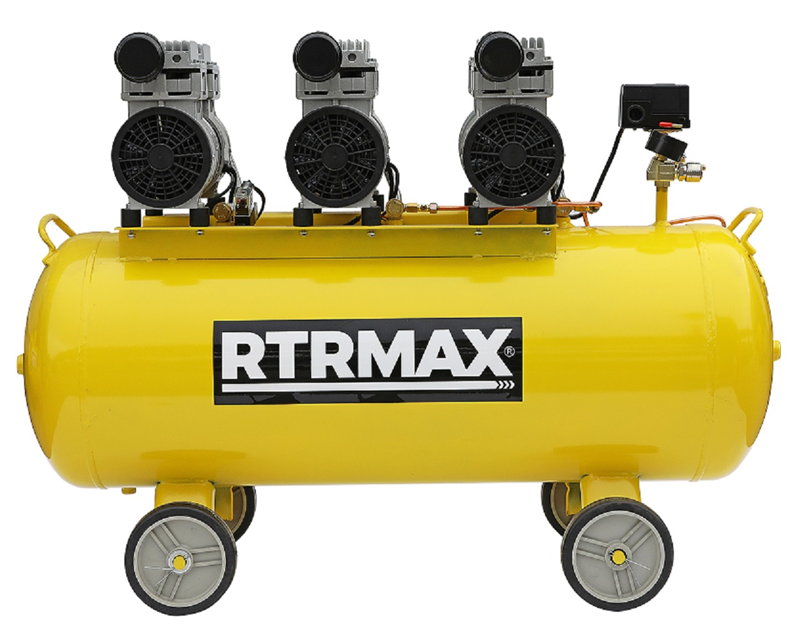 RTRMAX RTM738 100 L 8 Bar 3x1 Hp / 3x0.75 kW 405 L/Dk 230 V Monofaze Sessiz Hava Kompresörü
