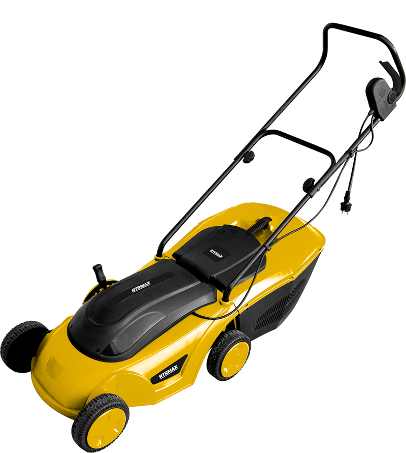 RTRMAX RTM938 380 mm 28-68 mm 50 L 1600 W 230 V Monofaze Elektrikli Çim Biçme Makinesi