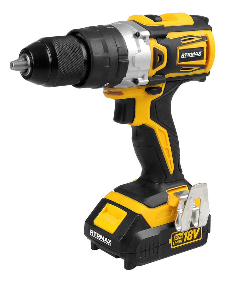 RTRMAX RTX2014 50 Nm 0-500 D/Dk - 0-1800 D/Dk 18V Li-ion Çift Akü 2 Ah Akülü Darbeli Matkap (Akü Dahil)