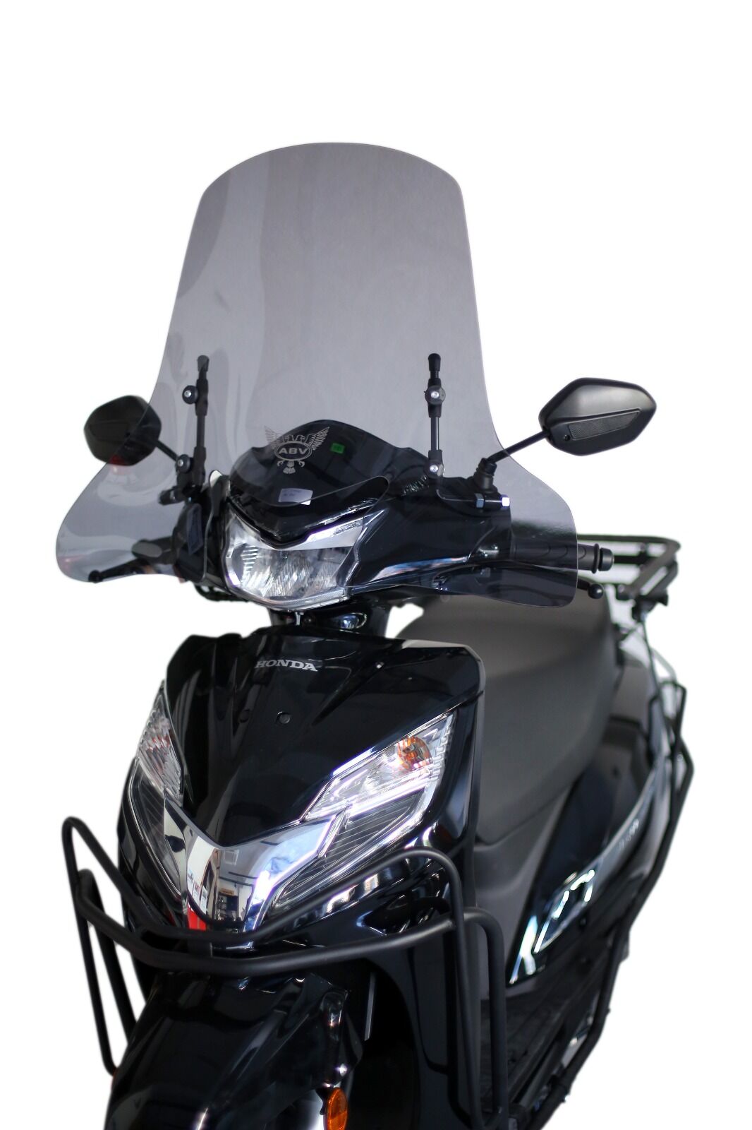 ABV Honda Aktiva El Korumalı Füme Tur Camı 59x72.5 cm (23-25) + Bağlantı Ekipmanı