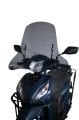 ABV Honda Dio El Korumalı Füme Tur Camı 59x72.5 cm (21-25) + Bağlantı Ekipmanı