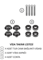 ABV Yamaha N-Max El Korumalı Füme Tur Camı 75x67.5 cm (15-20) + Vida Takımı