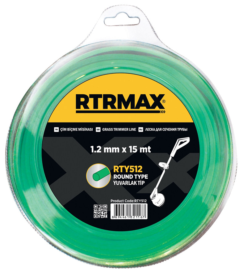 RTRMAX RTY533 3.3 mm x 46 m Yuvarlak Tırpan Misinası