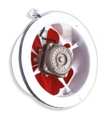 Fansan 20 cm TBA 200 40 W 650 m3/h 1350 D/D 230 V Monofaze Aksiyel Duvar Baca Cam Aspiratörü
