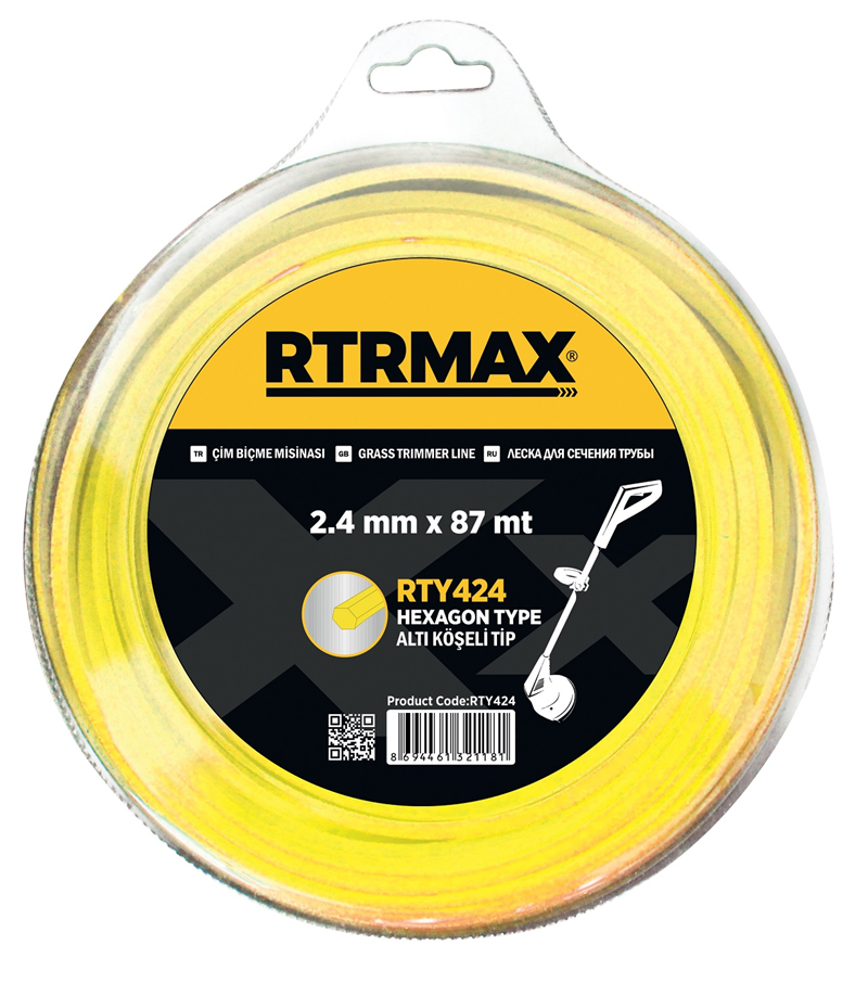 RTRMAX RTY433 3.3 mm x 46 m Altıgen Tırpan Misinası