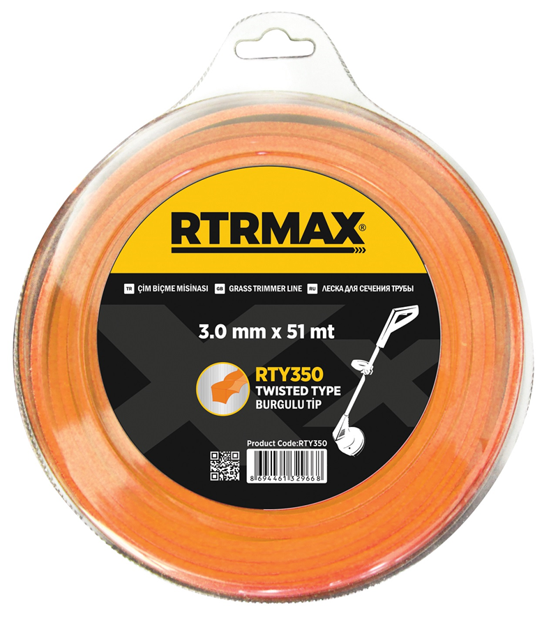 RTRMAX RTY355 3.5 mm x 41 m Burgulu Tırpan Misinası