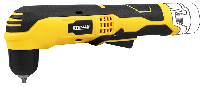 RTRMAX RTX1219B 12 Nm 500 D/Dk 12V Akülü Köşe Matkabı (Akü Hariç)