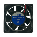 Tidar 80x80x25 mm RQA8025 2,16 W 12 VDC 65,62 m³/h 3000 D/D Kare Soğutucu Fan