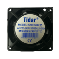 Tidar 120x120x25 mm RQA12025 13 W 220 VAC 103,70 m³/h 2400 D/D Kare Soğutucu Fan