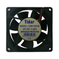 Tidar 120x120x38 mm RQA12038 4,08 W 24 VDC 161,50 m³/h 2500 D/D Kare Soğutucu Fan
