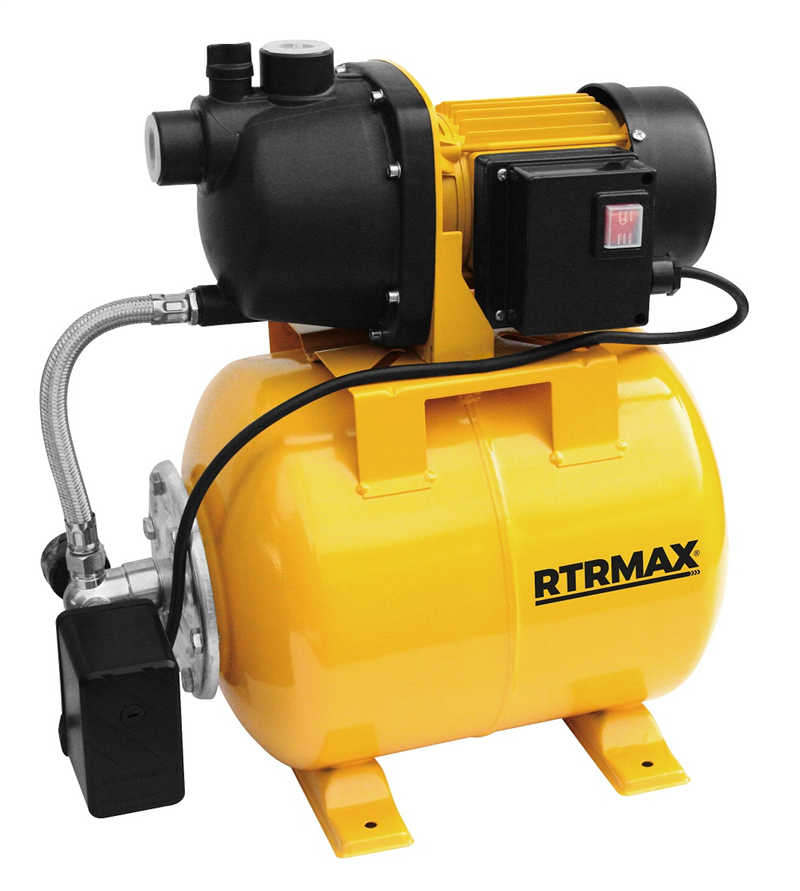RTRMAX RTM846 35 m/8 m 1.3-2.6 Bar 1''x1'' 600 W / 0.8 Hp 3000 L/S. Hidrofor