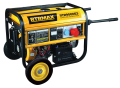 RTRMAX RTR9000E3 9.4 Kva / 7.5 kW 380 V - (220 V, 2.3 kW Maks.) İpli / Marşlı (Akülü) OHV Tek Silindir Hava Soğutmalı 4 Zamanlı Benzinli Jeneratör