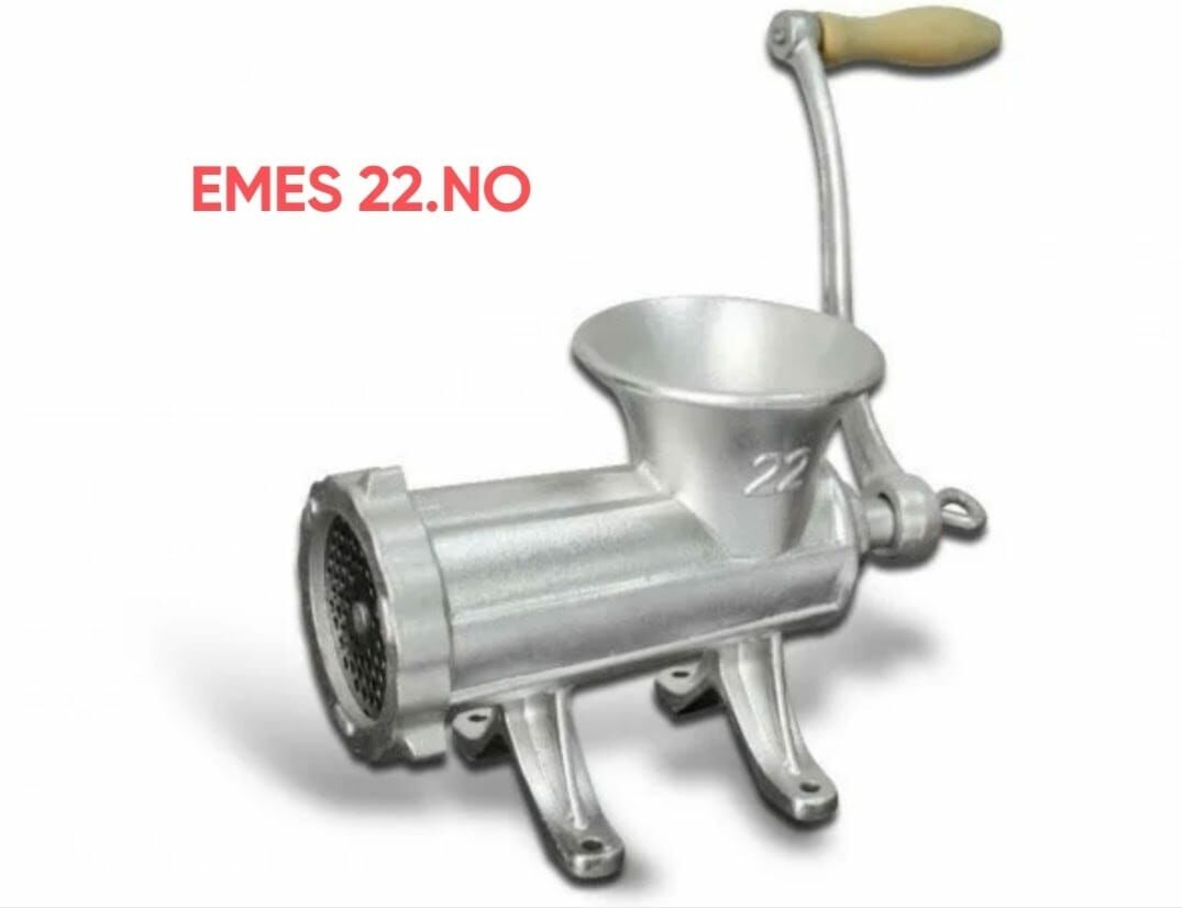 Emes 22 no Kollu Manuel Pratik Kıyma Makinesi