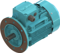 ELK 0.18 kw (1/4 HP) 1500 D/D (2EL063M4C) 380 V Trifaze IE2 Elektrik Motoru - Alüminyum B5 - Ayaksız Flanşlı