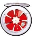 Dündar 24 cm K 25 55 W 800 m3/h 1375 D/D 230 V Monofaze Ev Pencere Tipi Kapaklı Aksiyal Fan