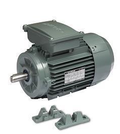 Gamak 1.1 kw (1.5 HP) 3000 D/D (MKD 80 H 2b) 220 V Monofaze Kalkış Daimi Kondansatörlü Merkezkaçlı Elektrik Motoru - Alüminyum