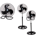 Vanti 130W 18 inç Metal Sanayi Tipi Duvar Masa ve Ayaklı Vantilatör