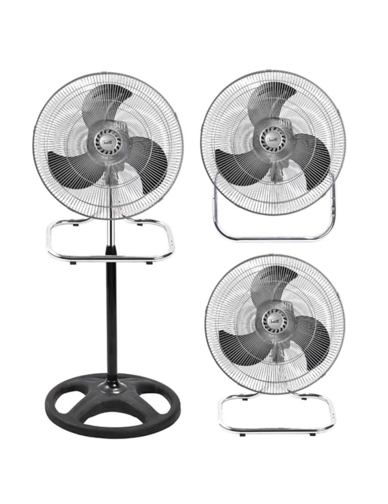 Aydın Aydın Master F100 3in1 18'' (45 cm) 80 watt 220/230 V Monofaze Sanayi Tipi Ayaklı/Duvar/Masa Vantilatörü
