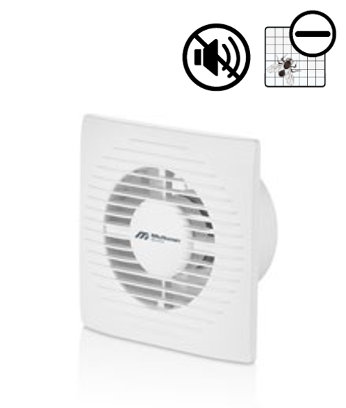 Mutlusan 10 cm Me-Fan 100 12 W 100 m3/h 2450 D/D 220 V Monofaze Banyo ve Tuvalet Aspiratörü