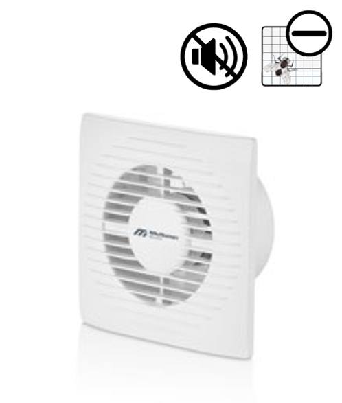 Mutlusan 10 cm Me-Fan 100 12 W 100 m3/h 2450 D/D 220 V Monofaze Banyo ve Tuvalet Aspiratörü