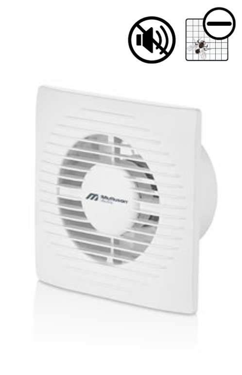 Mutlusan 15 cm Me-Fan 150 20 W 150 m3/h 1350 D/D 220 V Monofaze Banyo ve Tuvalet Aspiratörü