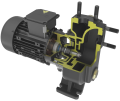 Miksan KEP 332/170 4 kw 550 L/d 400 V Trifaze Kendinden Emişli Devirdaim Pompası