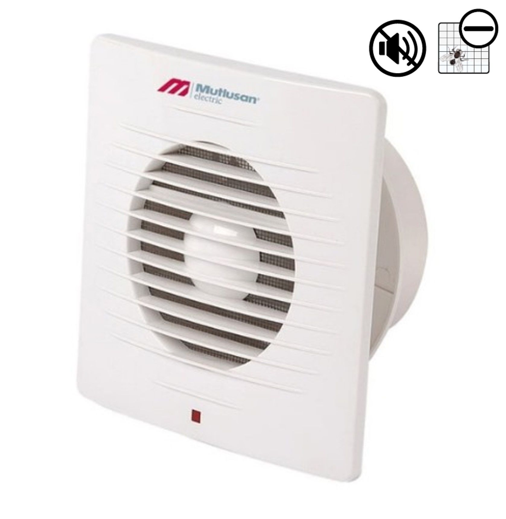 Mutlusan 12 cm Mutlusan 120 15 W 120 m3/h 1900 D/D 220 V Monofaze Banyo ve Tuvalet Aspiratörü