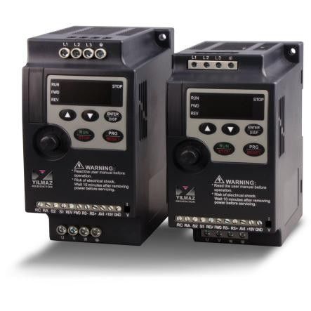 Yılmaz 2,2 kw 3-Faz 400V Trifaze NL1000-02R2G4-Y YB1000 Temel Seri AC Sürücü