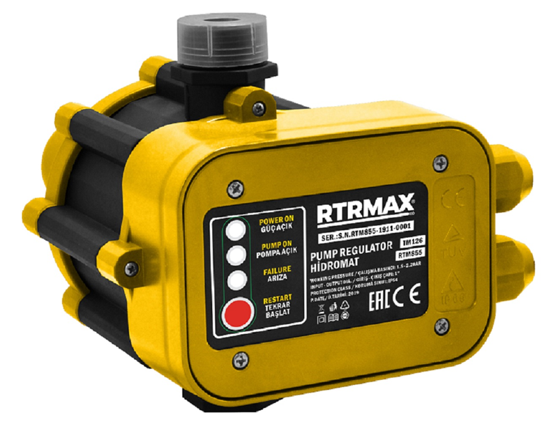 RTRMAX RTM855 1.5-2.2 Bar 1x1'' Hidromat