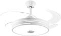 Mutlusan (20'') 52 cm 30 W 250 D/D 230 V Monofaze Aydınlatmalı Bluetoothlu Uzaktan Kumandalı Tavan Vantilatörü