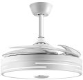 Mutlusan (20'') 52 cm 30 W 250 D/D 230 V Monofaze Aydınlatmalı Bluetoothlu Uzaktan Kumandalı Tavan Vantilatörü