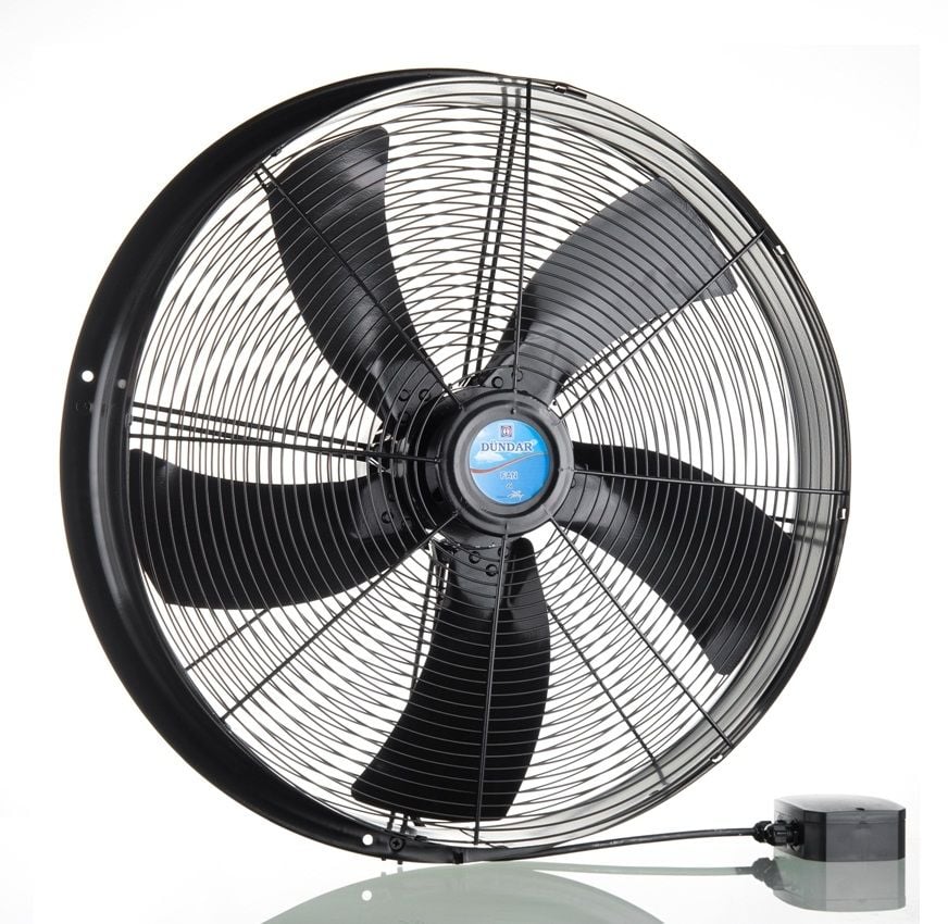 Dündar 39,5 cm ST 40 S 200 W 4550 m3/h 1450 D/D 400 V Trifaze Aksiyal Tip Soğutmalı Sanayi Fanı