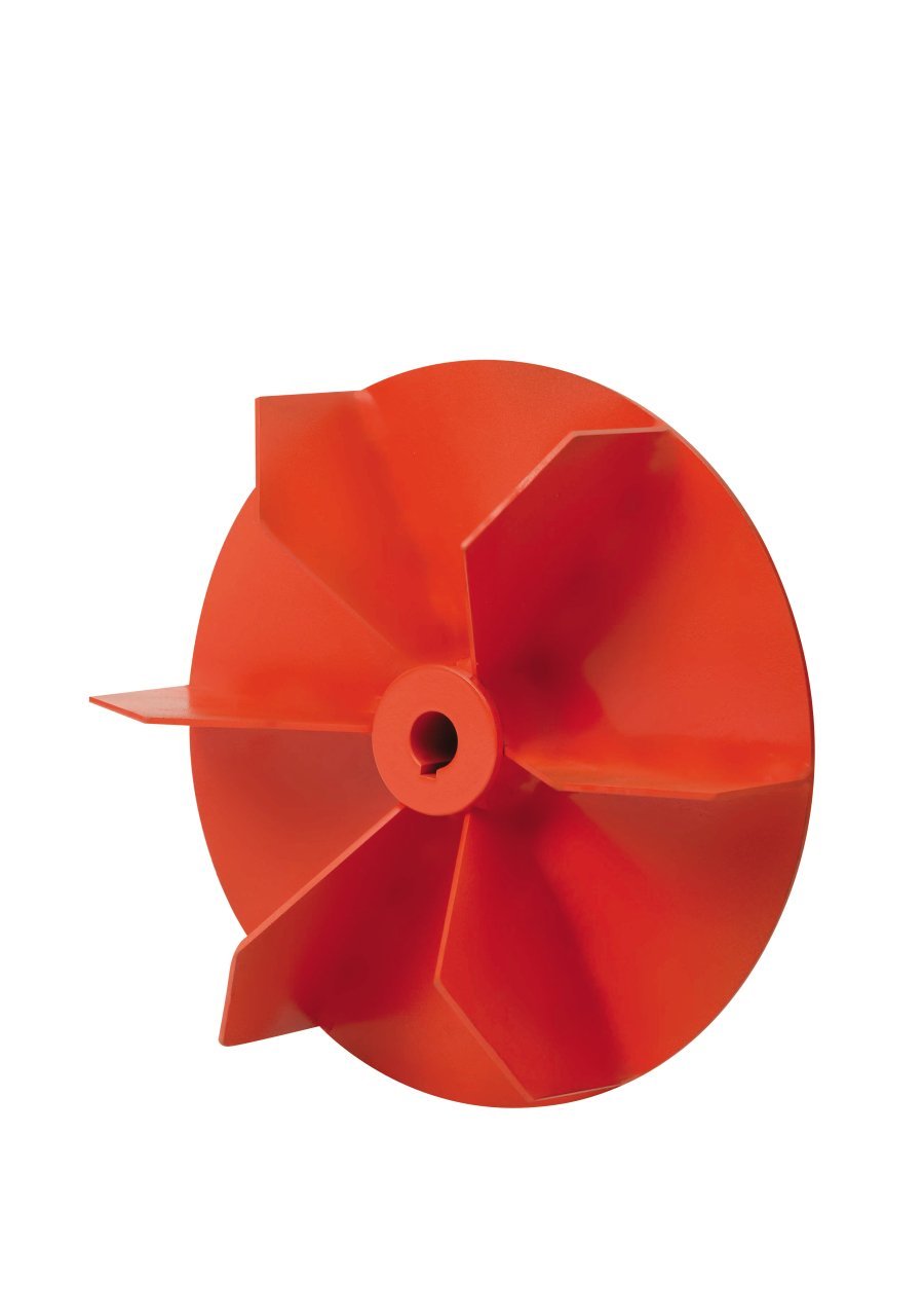 GETA 315 mm çapında Düz Kanatlı Radyal Fan Rotoru