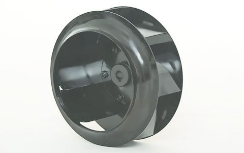 GETA 315 mm çapında Seyrek Kanatlı Geriye Eğimli Radyal Fan Rotoru (24 mm göbek çaplı)