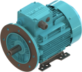 ELK 0.37 kw (1/2 HP) 1000 D/D (2EL080M6A) 380 V Trifaze IE2 Elektrik Motoru - Alüminyum B35 - Ayaklı Flanşlı