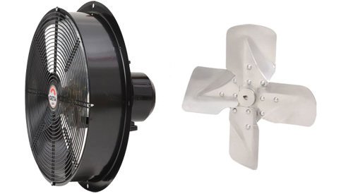 GETA GVA-560/4 0.75 kw 1500 D/D 380 V Trifaze Duvar Tipi Aksiyal Fan