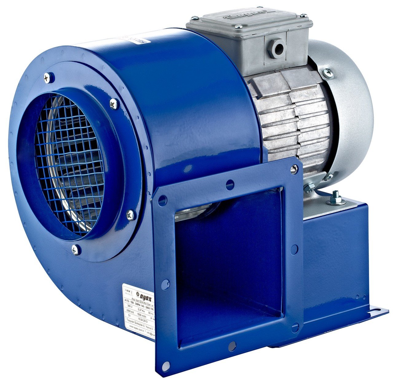 Ayas OBRA-140-4K-T 1400 D/D 380 V Trifaze Tek Emişli Radyal Fan