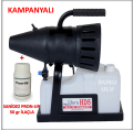 DURU HD 5 5 L. El Tipi ve Portatif Elektrikli U.L.V. Cihazı İlaçlama Makinesi + SANİDEZ Pron-Up 50 gr