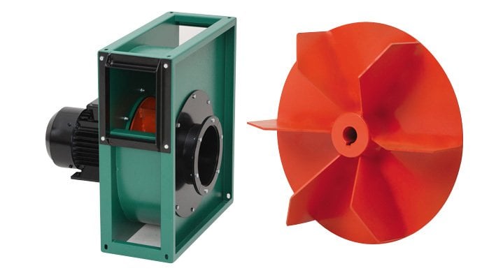 GETA GVT-280 1.5 kw 3000 D/D 380 V Trifaze Malzeme Transfer Radyal Fanı