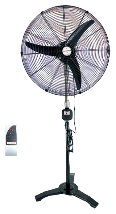 Dündar SV 50 (20'') 50 cm 100 W 10500 m³/h 1430 D/D 230 V Monofaze Uzaktan Kumandalı Ayaklı Sanayi Tipi Vantilatör