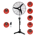 Dündar SV 65 (26'') 65 cm 170 W 11200 m³/h 1350 D/D 230 V Monofaze Uzaktan Kumandalı Ayaklı Sanayi Tipi Vantilatör