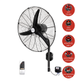 Dündar SV 65 (26'') 65 cm 170 W 11200 m³/h 1350 D/D 230 V Monofaze Uzaktan Kumandalı Duvar Sanayi Tipi Vantilatör