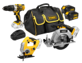 RTRMAX SET026 (RTX1816B+RTX1842B+RTX1836B+RTX1804+RTX1808+RTX1019) Akülü 3'lü Combo Set